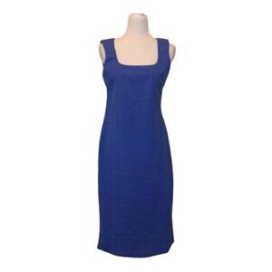 Love...Ady Blue Square-Neck Midi Dress Women Size XL